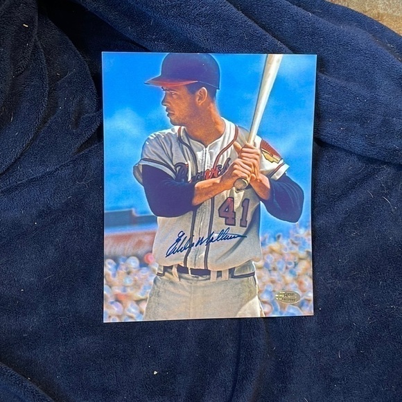 Atlanta Braves Eddie Matthews autographed photo​ - Picture 1 of 2